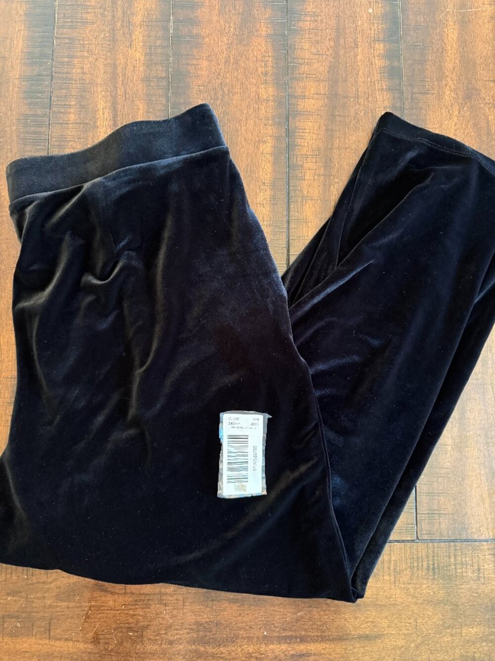 LOFT Velvet Pants, Black, size L
